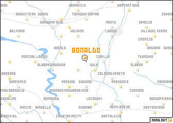 map of Bonaldo