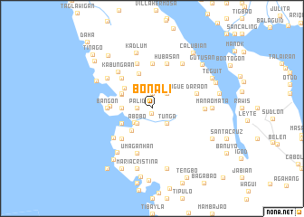 map of Bonali