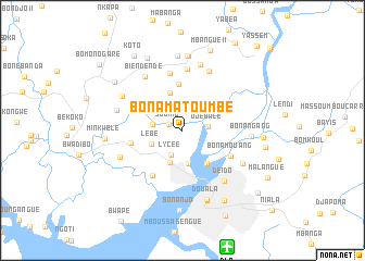 map of Bonamatoumbe