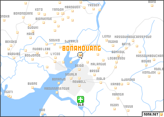 map of Bonamouang