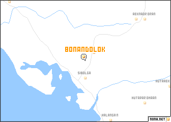 map of Bonandolok