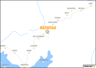 map of Bonando