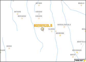 map of Bonangola