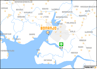 map of Bonanjo