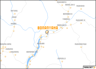 map of Bonanyama