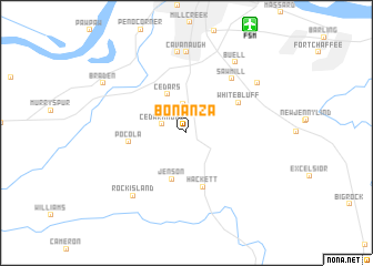 map of Bonanza