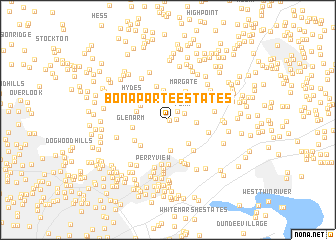 map of Bonaparte Estates