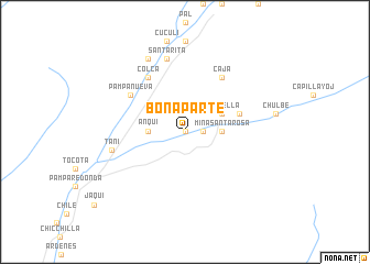 map of Bonaparte