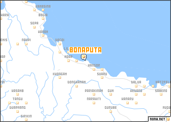 map of Bonaputa