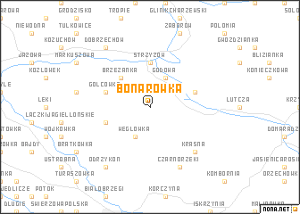 map of Bonarówka