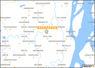 map of Bonārpāra