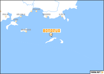 map of Bonarua