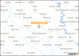 map of Bonavicina