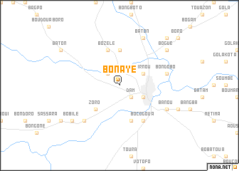 map of Bonaye