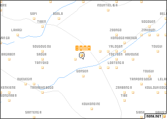 map of Bona