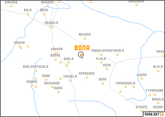 map of Bona