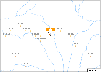 map of Bona