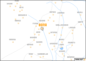 map of Bona