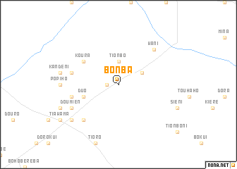 map of Bonba