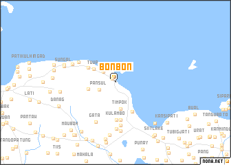 map of Bonbon