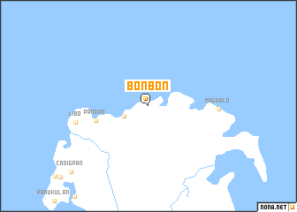 map of Bonbon