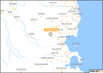 map of Bonbon