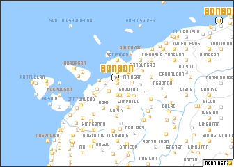 map of Bonbon