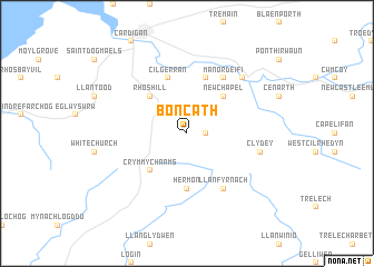 map of Boncath