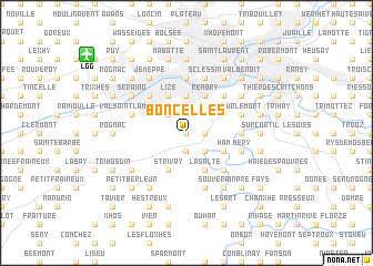 map of Boncelles