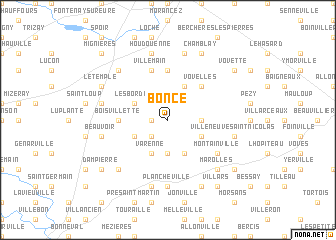 map of Boncé