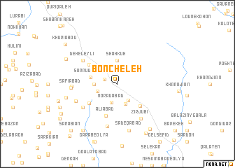 map of Boncheleh