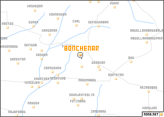 map of Bon Chenār