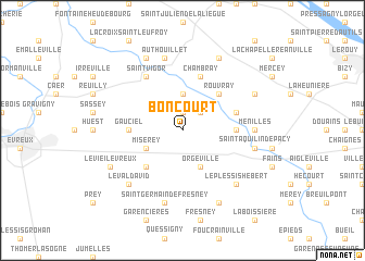 map of Boncourt