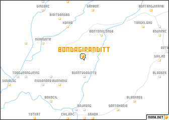 map of Bon Da Giran Ditt