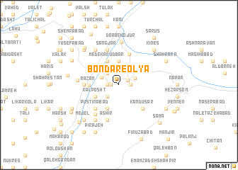 map of Bondar-e ‘Olyā