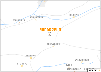 map of Bondarëvo