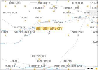 map of Bondarevskiy