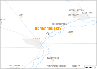 map of Bondarevskiy