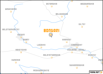 map of Bondari