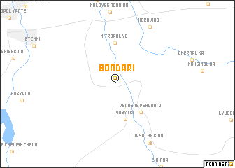 map of Bondari