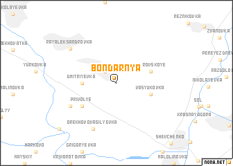 map of Bondarnya