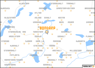 map of Bondarp