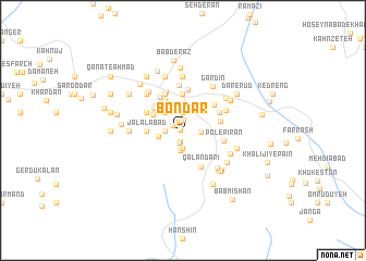 map of Bondar