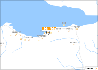 map of Bondat