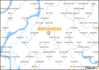 map of Bondaungsu