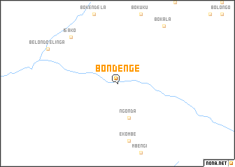 map of Bondenge