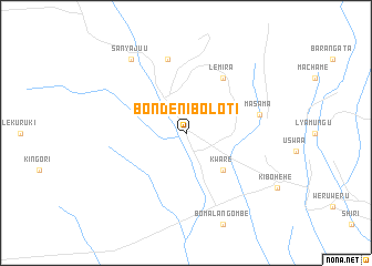 map of Bondeni Boloti