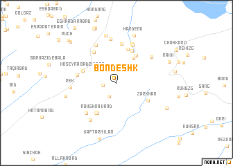 map of Bondeshk
