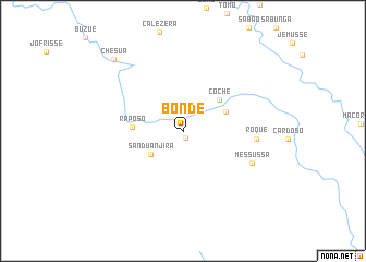 map of Bonde
