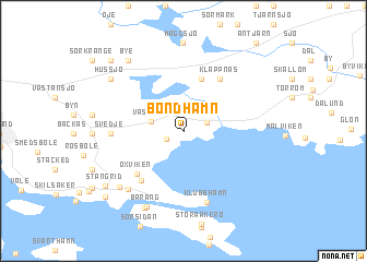 map of Bondhamn